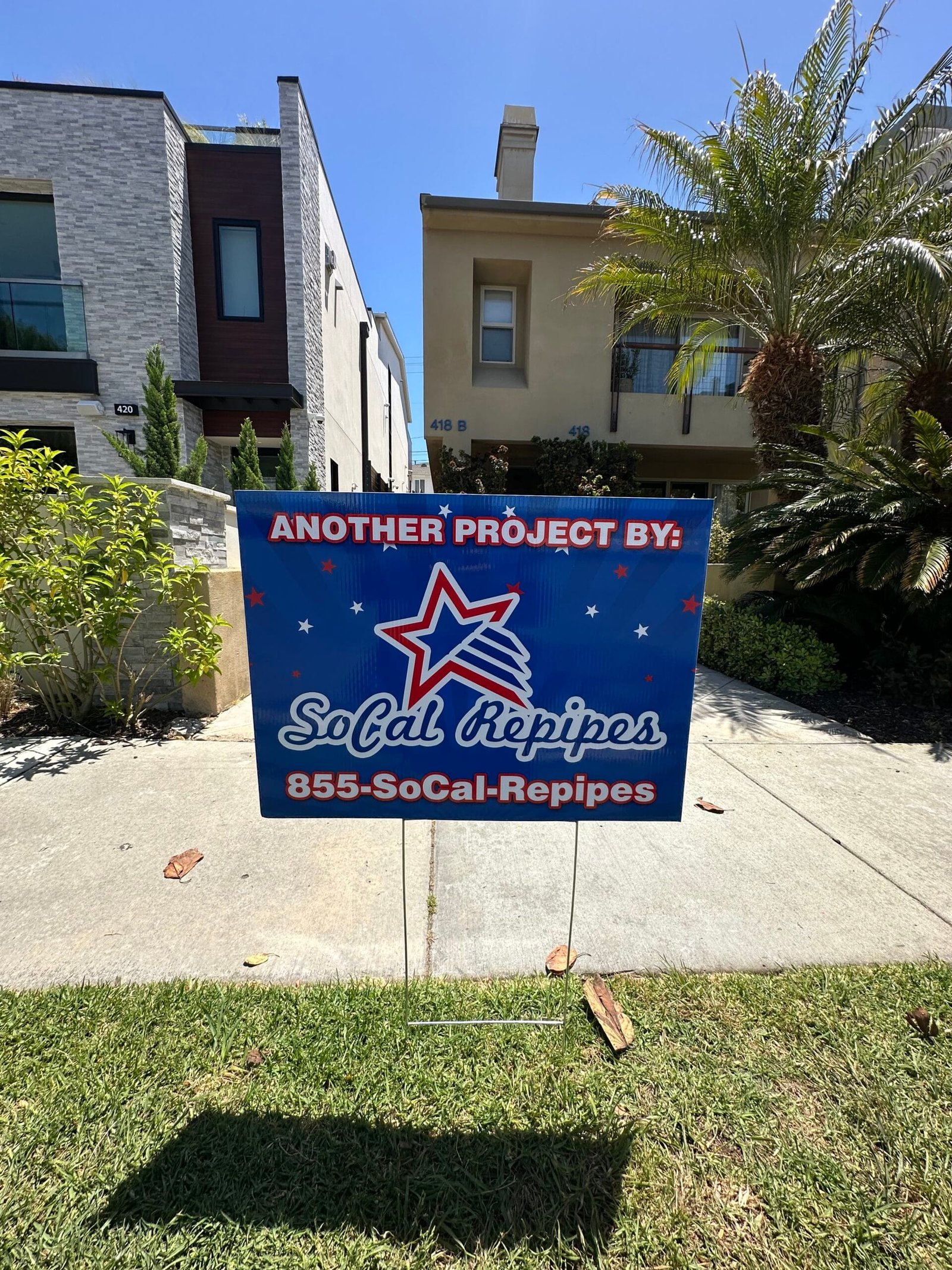 Southern California home repiping project by SoCal Repipes showing new PEX water lines installed for whole house plumbing replacement